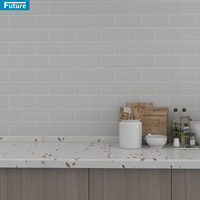 Carreau de Terrazzo gris en porcelaine rustique naturelle moderne pour restaurant balcon sol villa décoration intérieure carreaux de piscine