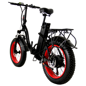 Vélo électrique tout-terrain <span class=keywords><strong>K6</strong></span> en alliage d'aluminium, 7 vitesses, 48V, couple élevé, roues de 20 pouces, moteur à moyeu arrière, frein à disque, options de mise à niveau multi-gamme - Product Image 4