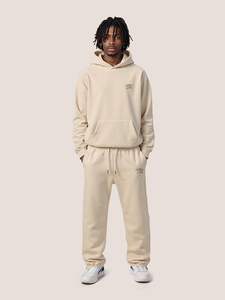 SUDADERO de algodón 100%, conjunto ligero con capucha, cierre de cordón, invierno, ecológico, lavado a la piedra, estampado de diamantes de imitación adornados - Product Image 3