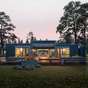 TOPPRE Livraison Rapide Villa Maison Préfabriquée Clé en Main 3 Chambres Ossature Acier Léger Modulaire Préfabriquée de Luxe Style <span class=keywords><strong>Suisse</strong></span> - Product Image 6