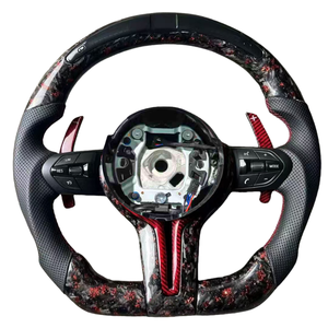 Volante de fibra de carbono forjado personalizado Plug and Play para <span class=keywords><strong>BMW</strong></span> M3 M4 <span class=keywords><strong>M5</strong></span> F80 F82 E90 E91 X5 F15 X6 F16 F10 F30 F32 F36 <span class=keywords><strong>F60</strong></span> - Product Image 6