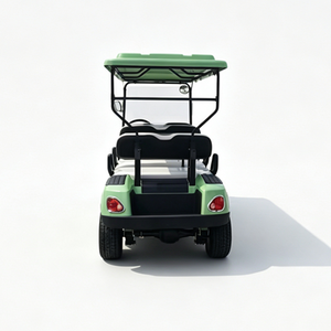 6 Passenger Electric Sightseeing Golf Cart Light Green Body - Product Image 5
