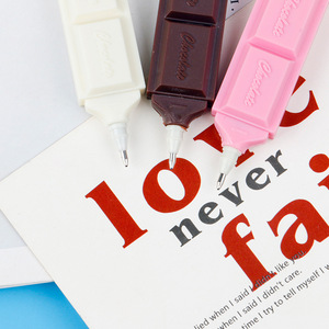 Bolígrafo Creativo con Forma <span class=keywords><strong>de</strong></span> Chocolate, Simulación <span class=keywords><strong>de</strong></span> Comida, Material Escolar, Regreso a Clases, Año Nuevo Chino, Artículos para Fiestas Infantiles - Product Image 3
