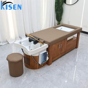Kisen Professional SPA Shampoo Bed Head Spa Hair Wash Shower Foot <b>Bath</b> Salon MassageTable Global Voltage Customization - Product Image 1