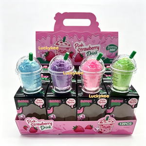 ของเล่นบีบขวดผลไม้ 12 ชิ้น กล่องโชว์ใส ขวดนมกลิตเตอร์ใส ของเล่นบีบคลายเครียด ของขวัญสำหรับเด็กและผู้ใหญ่ - Product Image 4
