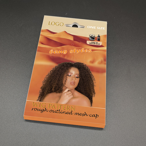 Cajas de Embalaje de Papel con Orificio para Colgar Personalizadas, Cajas de Cartón Impresas para Gorras de Malla y Accesorios para el Cabello - Product Image 3