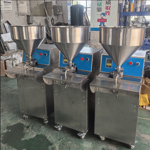 Machine à farcir les saucisses, machine à farcir <span class=keywords><strong>et</strong></span> emballer la <span class=keywords><strong>viande</strong></span> crue, machine à farcir <span class=keywords><strong>et</strong></span> façonner les tourtes à la <span class=keywords><strong>viande</strong></span> - Product Image 6