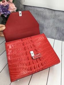 Sac à bandoulière pour femme en cuir de crocodile véritable de haute qualité, logo de créateur, mode de luxe, imperméable, grande capacité - Product Image 6
