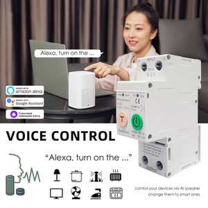 Interruptor de Circuito Wifi con Protección Contra Fugas, Temporizador Inteligente, Relé, Control Remoto por Aplicación Tuya, Compatible con Smart Home, Alexa y Google Home - Product Image 2