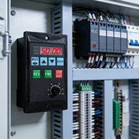Variateur de fréquence (VFD) 0,75 kW 220 V monophasé vers triphasé 220 V, petit onduleur de fréquence, convertisseur VFD, variateur de vitesse pour moteur, onduleur VFD