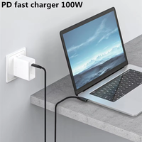 Câble d'extension USB-C vers Type-C de 20 cm à 90 degrés avec charge rapide 5A/6A pour MacBook, iPad Pro, Nintendo Switch, imprimante et plus encore
