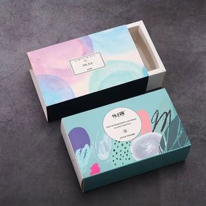 ผู้ผลิตกล่องลิ้นชักพิมพ์ลายหรูหราออกแบบเอง กล่องบรรจุภัณฑ์ถุงเท้าและชุดชั้นในหลากสี - Product Image 6