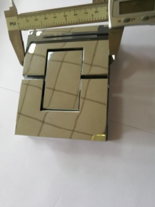 Vite invisibile per impieghi gravosi in ottone regolabile Everstrong <span class=keywords><strong>cerniera</strong></span> per doccia a posizione Zero da vetro a vetro da 180 gradi <span class=keywords><strong>con</strong></span> coperchio. - Product Image 3