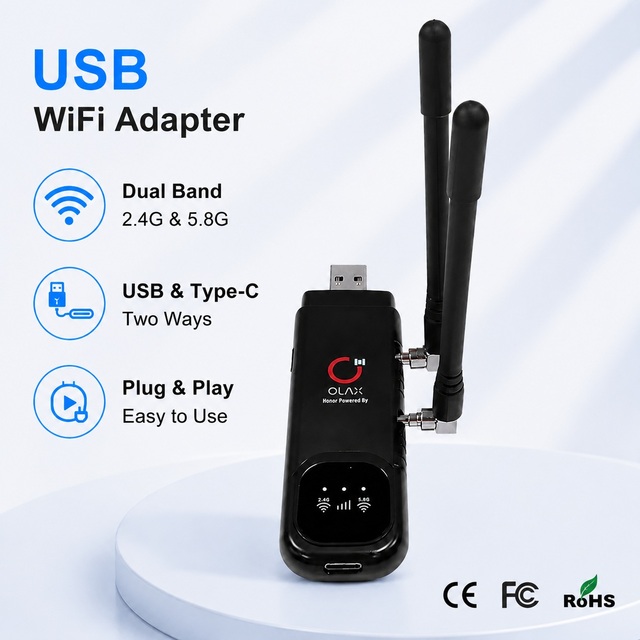 NEW 4G LTE USB WiFi Dongle F95 Two Ways USB Type-c 150Mbps Modem SIM Slot for Student Remote Learning Portable Hotspot WiFi