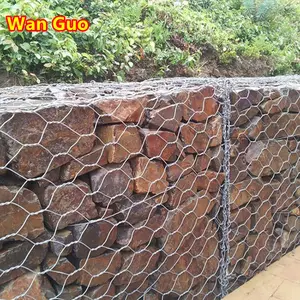 Wholesale River Bank Corrosion Resistant Used Hexagonal Wire Mesh Galvanized Gabion