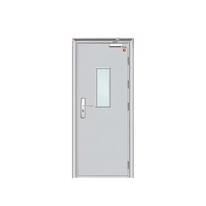 Puerta Compuesta Ignífuga SFF 005 de Acero con Apertura Manual Plana para Uso Comercial - Product Image 2