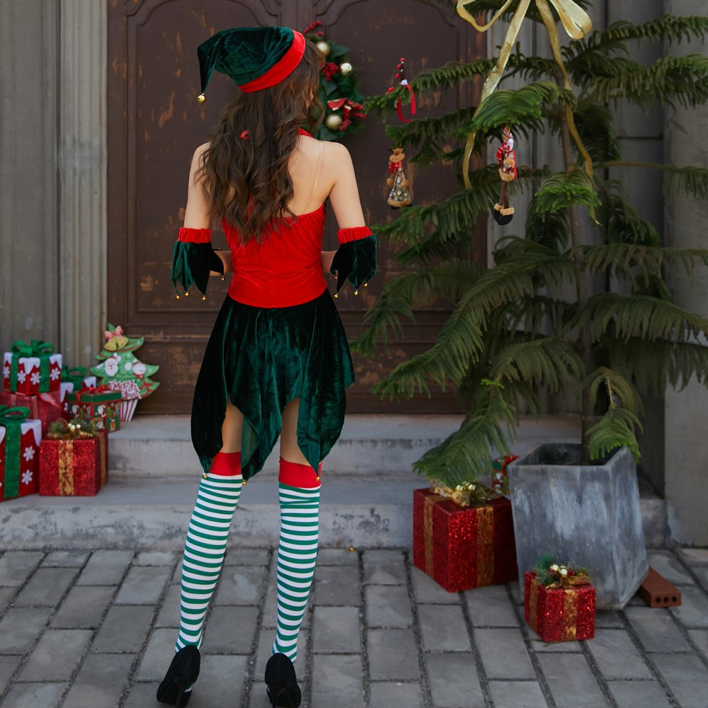 Christmas Halter Dress