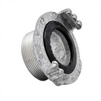 Raccord de tuyau d'incendie en aluminium DN65 GOST à filetage mâle, adaptateur de lutte contre l'incendie, directement de l'usine Hong'an