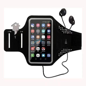 Custom Ultra-Thin Elastic Sports Jogging Arm <b>Bag</b> Waterproof Fashionable Fingerprint Unlock <b>Phone</b> Armband Outdoor Running - Product Image 2