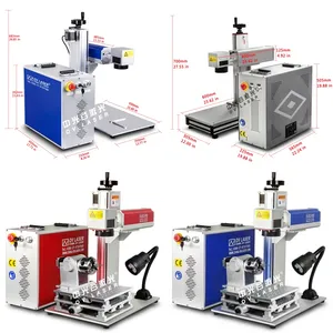 Fiber Laser Marking Machine Mini Portable Type Gold Cutting Fiber Laser Cutting Machine for metal card