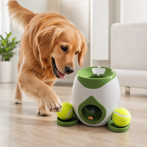<span class=keywords><strong>Lanzador</strong></span> Automático de <span class=keywords><strong>Pelotas</strong></span> de Plástico para Perros, Interior y Exterior, Máquina Interactiva para Lanzar <span class=keywords><strong>Pelotas</strong></span> de Tenis para Perros Pequeños y Medianos, 10-30 pies - Product Image 2