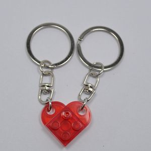 K249 2023 Xây Dựng Khối Trái Tim Trong Suốt Gạch Móc Khóa Quà Tặng Cho Bạn Trai Bạn Gái Người Bạn Gia Đình Ngày Valentine - Product Image 3