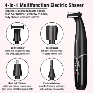 <span class=keywords><strong>Tondeuse</strong></span> <span class=keywords><strong>de</strong></span> Précision pour Zones Intimes Homme, Rasoir pour Ligne du Bikini, Rasoir pour Poils Sensibles, <span class=keywords><strong>Tondeuse</strong></span> pour Poils Pubiens, <span class=keywords><strong>Tondeuse</strong></span> Visage et Barbe - Product Image 3