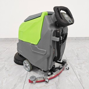 Battery Operated Walk Behind Single Disc Commercial Robotic Floor Scrubber Cleaner - Product Image 1