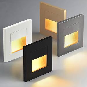 مصباح درج LED مع مستشعر حركة PIR، إضاءة استشعار بالأشعة تحت الحمراء للإنسان، مصباح غائر للدرجات والسلم وغرفة النوم، إضاءة ليلية - Product Image 2