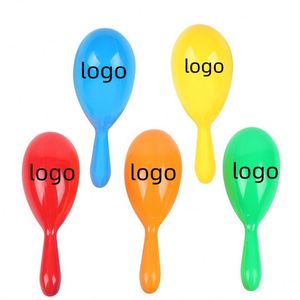 <b>Cheap</b> Price Custom Logo Musical Party Favor Gifts Plastic <b>Sand</b> Hammer Shaker Toys - Product Image 1