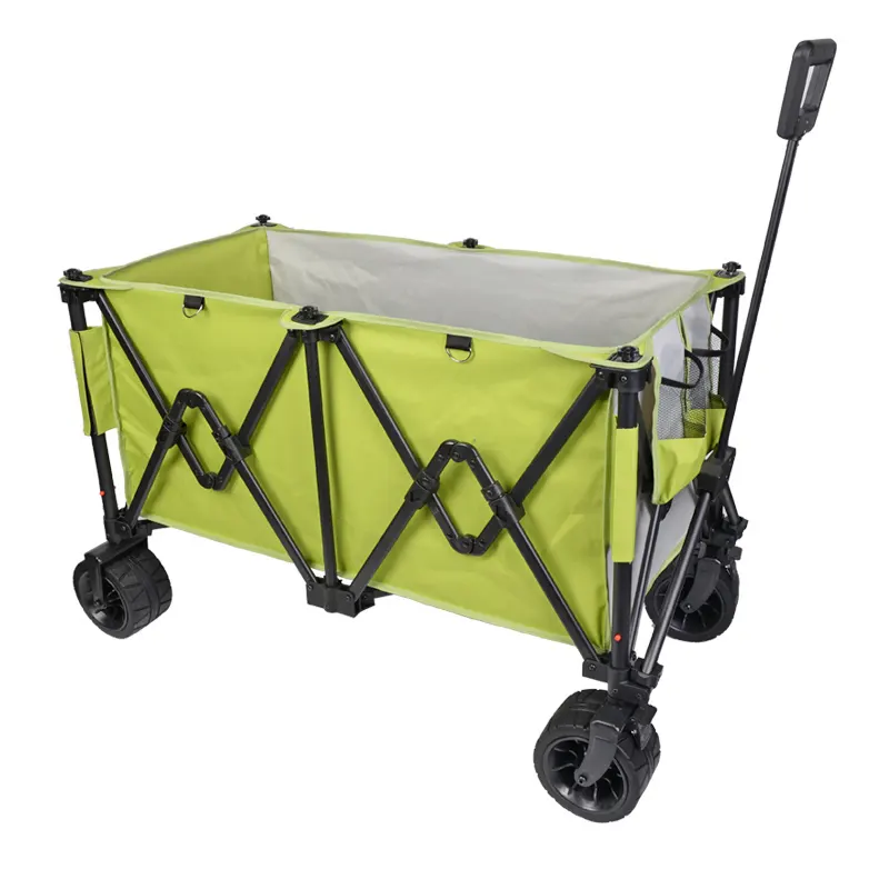 Usine professionnelle OEM panier wagon camping pratique pliable enfant wagon chariot