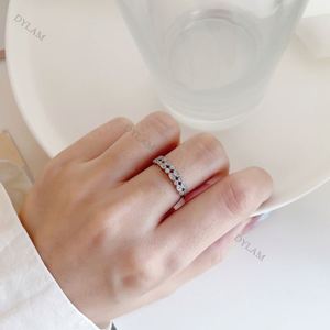 Dylam New Arrival Hot Selling Stackable High Quality Dainty 5A <b>CZ</b> Stone S925 Sterling Silver Women <b>Rings</b> Jewelry Fashion - Product Image 3
