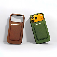 Magnetische TechWoven Telefoonhoesje+Kaarthouder Portemonnee voor iPhone 17 Pro Max 17 Pro voor Magnetische Kaarthouderhoesje Telefoonaccessoires