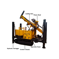 Machine de forage DTH diesel portable QY-350, équipement de forage hydraulique pour puits profonds et mines
