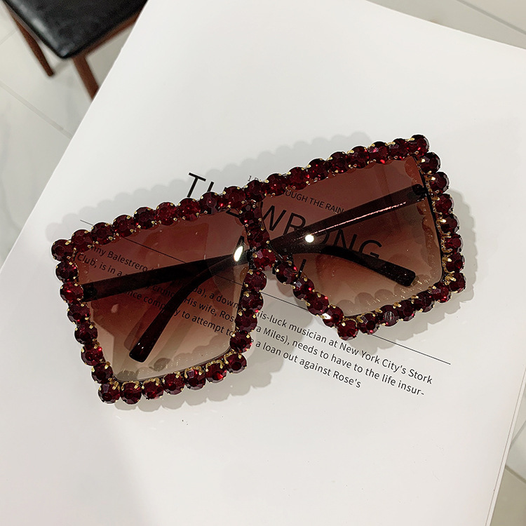 Verres marron diamant marron