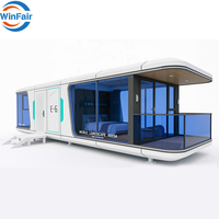 Villa mobile de luxe préfabriquée WinFair, capsule spatiale, maison conteneur, Australie, pour hébergement / hôtel / villa de vacances