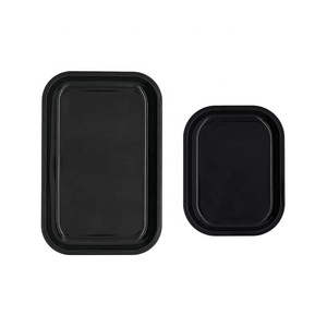 Logotipo personalizado 18*14CM Hojalata Fumar Estaño Metal Hierba Rolling Tray Tin Metal Tray - Product Image 3