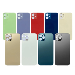 Coque arrière en verre avec grand trou pour iPhone XR Xs XsMax 11 12 13pro, coque arrière pour 13 Pro 14Pro 15 Plus, boîtier de téléphone portable - Product Image 6