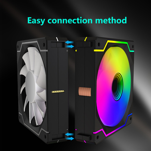 Mới chơi game PC Fan CPU Cooler trường hợp máy tính argb Fan 120 mét làm mát Bo mạch chủ Sync biểu tượng tùy chỉnh cho bán buôn bán lẻ PC Máy tính để bàn