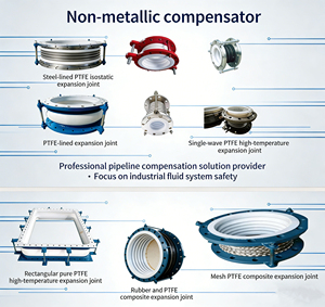<span class=keywords><strong>Junta</strong></span> de Expansión Metálica Revestida de PTFE de Alta Calidad, Compensador de Fuelle, Conexión de Brida para Tuberías Resistentes a Químicos - Product Image 3