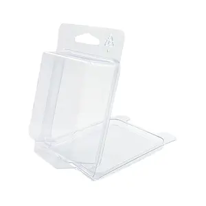 Emballage blister à clapet en plastique PVC PET transparent personnalisé emballage de coque de palourde blister vide avec trou pour la main