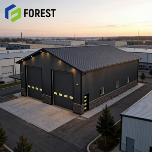 Bâtiment d'entrepôt métallique économique en promotion avec isolation par panneaux sandwich - Product Image 1