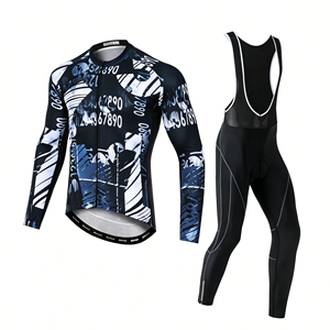 Custom <b>Long</b> <b>Sleeve</b> <b>Cycling</b> <b>Jersey</b> for Spring Autumn with Sun Protection for Road MTB Bike with Customizable Fabric and Style - Product Image 5