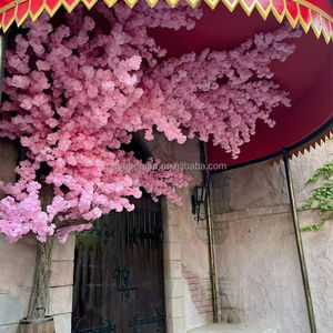 E-894 Vente en gros de fleurs artificielles en soie Sakura rose, <span class=keywords><strong>cerisier</strong></span> japonais à longues tiges, pour Pâques, Noël, rentrée scolaire - Product Image 3