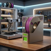 Armoire de séchage de filament pour imprimante 3D PLA/ABS/PETG, diamètre 1,75 mm/0,30 mm, température d'impression 200°C, compatible BambuLab, plastique