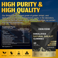 Gummies de Shilajit de l'Himalaya Vennature, Gummies de Shilajit Pur, Complément Alimentaire pour l'Immunité et l'Énergie, Gummies de Shilajit pour la Santé