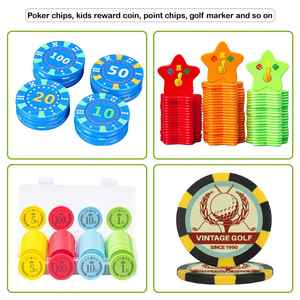 Ensemble de jetons de poker personnalisés avec étui en aluminium, cartes de récompense, jetons de motivation en plastique pour enfants avec affirmations positives, jetons de poker personnalisés - Product Image 2