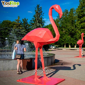 Estatuas <span class=keywords><strong>de</strong></span> Aves <span class=keywords><strong>de</strong></span> <span class=keywords><strong>Acero</strong></span> Inoxidable para Exteriores, Modernas, Pulimentadas a Espejo, Geométricas, Grandes, <span class=keywords><strong>de</strong></span> Animales, Palomas - Product Image 6