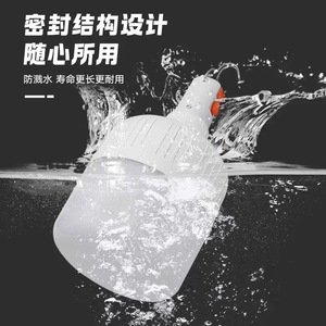 Led Rechargeable <b>Bulb</b> 5W 5V Lithium Ion <b>Battery</b> Outdoor Camping Flashlight Light - Product Image 1