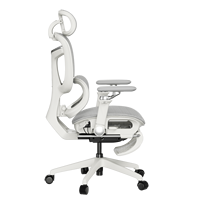 Chaise de bureau moderne à dossier haut, chaise de direction ergonomique de luxe pour personnel, pivotante, en maille